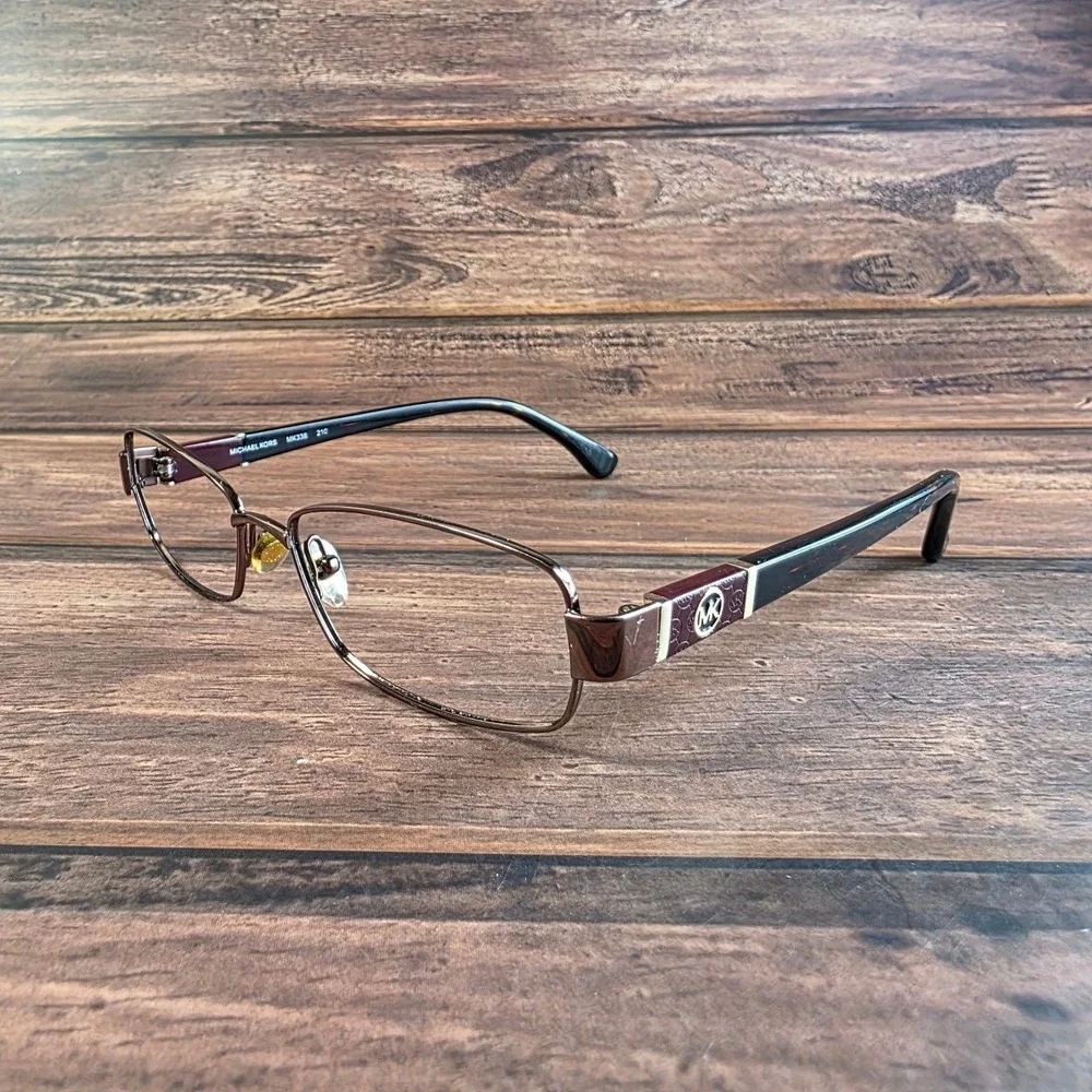 Michael Kors MK338 210 Men's Brown Metal‎ Glasses 52-16-135